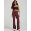 imageODODOS Womens High Waist Flared Yoga Pants 20 Tummy Control Gym Workout Bootcut Leggings with Inner Pocket 29quot 31quot InseamBurgundy