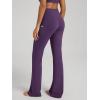 imageODODOS Womens High Waist Flared Yoga Pants 20 Tummy Control Gym Workout Bootcut Leggings with Inner Pocket 29quot 31quot InseamDeep Purple