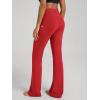 imageODODOS Womens High Waist Flared Yoga Pants 20 Tummy Control Gym Workout Bootcut Leggings with Inner Pocket 29quot 31quot InseamRed