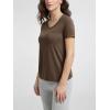 imageODODOS Womens Short Sleeve TShirts with Pocket  Ultra Soft Relaxed Tee Casual Lounge Yoga TopsNutria