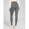imageODODOS Womens Thermal Bonded Fleece Lined Leggings  Thick Warm Winter High Waisted Yoga Pants with Back Pocket  25quot  28quotCharcoal