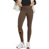 imageODODOS Womens Thermal Bonded Fleece Lined Leggings  Thick Warm Winter High Waisted Yoga Pants with Back Pocket  25quot  28quotDark Brown