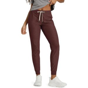 imageODODOS Womens Performance Joggers  Ultra Soft Stratum Tech Sweatpants Adjustable Mid Rise Pants with PocketsJava Heather