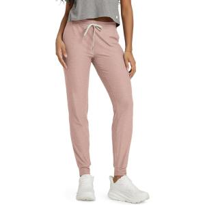 imageODODOS Womens Performance Joggers  Ultra Soft Stratum Tech Sweatpants Adjustable Mid Rise Pants with PocketsRose Pink Heather