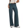 image:imageODODOS Womens Wide Leg Pants  Ultra Soft odSTRATUM Tech Adjustable MidRise Casual Pajama Lounge PantsNavy Heather