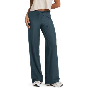 image:imageODODOS Womens Wide Leg Pants  Ultra Soft odSTRATUM Tech Adjustable MidRise Casual Pajama Lounge PantsNavy Heather