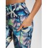 image:imageODODOS Womens High Waisted Yoga Capris with Pockets Tummy Control Non See Through Workout Athletic Running Capri LeggingsBlurred Tropical