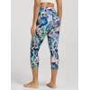 image:imageODODOS Womens High Waisted Yoga Capris with Pockets Tummy Control Non See Through Workout Athletic Running Capri LeggingsBlurred Tropical