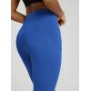 image:imageODODOS Womens High Waisted Yoga Capris with Pockets Tummy Control Non See Through Workout Athletic Running Capri LeggingsRoyal Blue