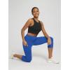 image:imageODODOS Womens High Waisted Yoga Capris with Pockets Tummy Control Non See Through Workout Athletic Running Capri LeggingsRoyal Blue