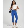 image:imageODODOS Womens High Waisted Yoga Capris with Pockets Tummy Control Non See Through Workout Athletic Running Capri LeggingsRoyal Blue
