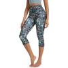 image:imageODODOS Womens High Waisted Yoga Capris with Pockets Tummy Control Non See Through Workout Athletic Running Capri LeggingsScratch Marks