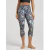 image:imageODODOS Womens High Waisted Yoga Capris with Pockets Tummy Control Non See Through Workout Athletic Running Capri LeggingsScratch Marks