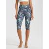 image:imageODODOS Womens High Waisted Yoga Capris with Pockets Tummy Control Non See Through Workout Athletic Running Capri LeggingsScratch Marks