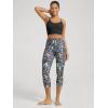 image:imageODODOS Womens High Waisted Yoga Capris with Pockets Tummy Control Non See Through Workout Athletic Running Capri LeggingsScratch Marks