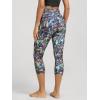 image:imageODODOS Womens High Waisted Yoga Capris with Pockets Tummy Control Non See Through Workout Athletic Running Capri LeggingsScratch Marks