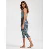 image:imageODODOS Womens High Waisted Yoga Capris with Pockets Tummy Control Non See Through Workout Athletic Running Capri LeggingsScratch Marks