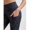 image:imageODODOS Womens High Waisted Yoga Capris with Pockets Tummy Control Non See Through Workout Athletic Running Capri LeggingsTie Dye Smoke Ink