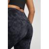 image:imageODODOS Womens High Waisted Yoga Capris with Pockets Tummy Control Non See Through Workout Athletic Running Capri LeggingsTie Dye Smoke Ink