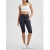 image:imageODODOS Womens High Waisted Yoga Capris with Pockets Tummy Control Non See Through Workout Athletic Running Capri LeggingsTie Dye Smoke Ink