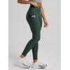 image:imageODODOS Womens High Waisted Yoga Leggings with Pockets Tummy Control Non See Through Workout Athletic Running Yoga PantsAspen Heather