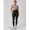 image:imageODODOS Womens High Waisted Yoga Leggings with Pockets Tummy Control Non See Through Workout Athletic Running Yoga PantsBlack Heather