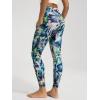 image:imageODODOS Womens High Waisted Yoga Leggings with Pockets Tummy Control Non See Through Workout Athletic Running Yoga PantsBlurred Tropical