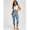 image:imageODODOS Womens High Waisted Yoga Leggings with Pockets Tummy Control Non See Through Workout Athletic Running Yoga PantsBlurred Tropical