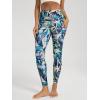 image:imageODODOS Womens High Waisted Yoga Leggings with Pockets Tummy Control Non See Through Workout Athletic Running Yoga PantsBlurred Tropical