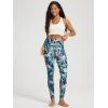 image:imageODODOS Womens High Waisted Yoga Leggings with Pockets Tummy Control Non See Through Workout Athletic Running Yoga PantsBlurred Tropical