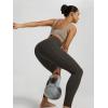 image:imageODODOS Womens High Waisted Yoga Leggings with Pockets Tummy Control Non See Through Workout Athletic Running Yoga PantsDark Brown