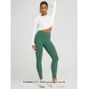 image:imageODODOS Womens High Waisted Yoga Leggings with Pockets Tummy Control Non See Through Workout Athletic Running Yoga PantsDark Green