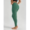 image:imageODODOS Womens High Waisted Yoga Leggings with Pockets Tummy Control Non See Through Workout Athletic Running Yoga PantsDark Green
