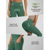 image:imageODODOS Womens High Waisted Yoga Leggings with Pockets Tummy Control Non See Through Workout Athletic Running Yoga PantsDark Green
