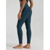 image:imageODODOS Womens High Waisted Yoga Leggings with Pockets Tummy Control Non See Through Workout Athletic Running Yoga PantsLyon Blue Heather