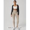 image:imageODODOS Womens High Waisted Yoga Leggings with Pockets Tummy Control Non See Through Workout Athletic Running Yoga PantsMocha Heather
