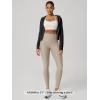 image:imageODODOS Womens High Waisted Yoga Leggings with Pockets Tummy Control Non See Through Workout Athletic Running Yoga PantsMocha Heather