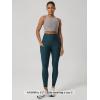 image:imageODODOS Womens High Waisted Yoga Leggings with Pockets Tummy Control Non See Through Workout Athletic Running Yoga PantsNavy Heather