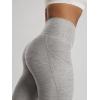 image:imageODODOS Womens High Waisted Yoga Leggings with Pockets Tummy Control Non See Through Workout Athletic Running Yoga PantsSilver Heather