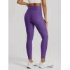 image:imageODODOS Womens High Waisted Yoga Leggings with Pockets Tummy Control Non See Through Workout Athletic Running Yoga PantsUltra Violet Heather