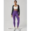 image:imageODODOS Womens High Waisted Yoga Leggings with Pockets Tummy Control Non See Through Workout Athletic Running Yoga PantsUltra Violet Heather