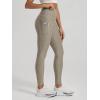 image:imageODODOS Womens High Waisted Yoga Leggings with Pockets Tummy Control Non See Through Workout Athletic Running Yoga PantsWarm Grey Heather
