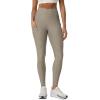 image:imageODODOS Womens High Waisted Yoga Leggings with Pockets Tummy Control Non See Through Workout Athletic Running Yoga PantsWarm Grey Heather