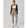 image:imageODODOS Womens High Waisted Yoga Leggings with Pockets Tummy Control Non See Through Workout Athletic Running Yoga PantsWarm Grey Heather