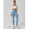 image:imageODODOS Womens High Waisted Yoga Leggings with Pockets Tummy Control Non See Through Workout Athletic Running Yoga PantsWashed Denim Heather