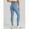 image:imageODODOS Womens High Waisted Yoga Leggings with Pockets Tummy Control Non See Through Workout Athletic Running Yoga PantsWashed Denim Heather