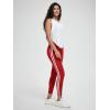 image:imageODODOS Tummy Control Compression Leggings for Women 25  28 High Waist Workout Running Yoga PantsPiping Red