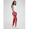 image:imageODODOS Tummy Control Compression Leggings for Women 25  28 High Waist Workout Running Yoga PantsPiping Red