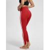 image:imageODODOS Tummy Control Compression Leggings for Women 25  28 High Waist Workout Running Yoga PantsPiping Red