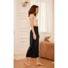 image:imageODODOS Womens Wide Leg Palazzo Lounge Cropped Pants with Pockets Light Weight Comfy Pajama Capri Pants2022 24 InseamBlack